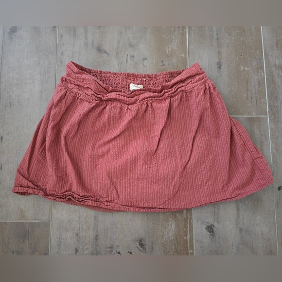 Love Notes Pink Button-Up Top and Skort Set - Picture 6 of 7